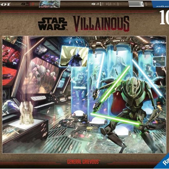 RAVENSBURGER Puzzle Star Wars Záporáci: General Griveous 1000 dílků