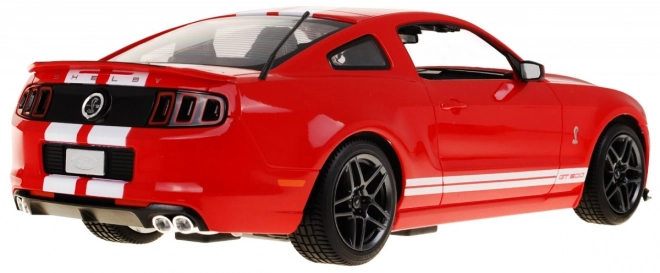 Ford Shelby Mustang GT500 červený RASTAR model 1:14 na dálkové ovládání + dálkové ovládání