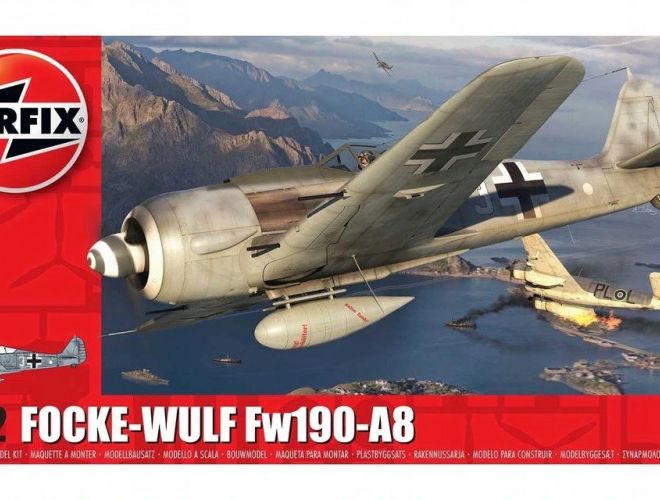 Focke Wulf Fw190A - stavebnice modelu v měřítku 1:8