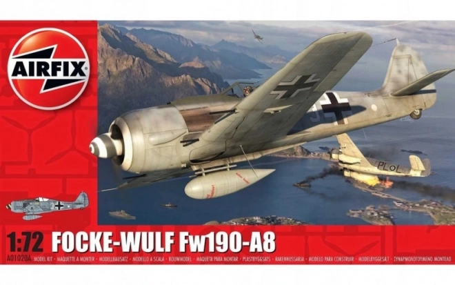 Focke Wulf Fw190A - stavebnice modelu v měřítku 1:8