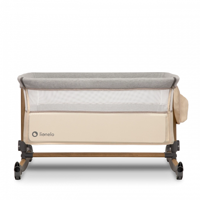 LIONELO Postýlka Leonie 3v1 – Beige Sand