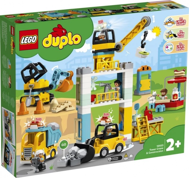 LEGO Duplo 10933 Stavba s věžovým jeřábem