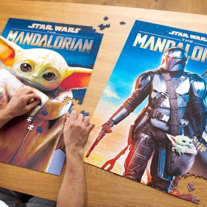 TREFL Puzzle Premium Plus Star Wars: Mandalorian - Grogu 1000 dílků