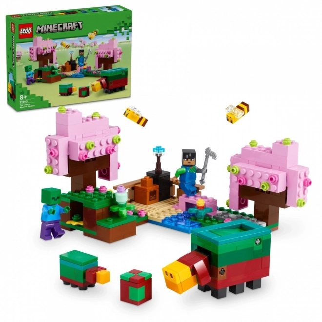 LEGO Minecraft 21260 Zahrada s rozkvetlými třešněmi