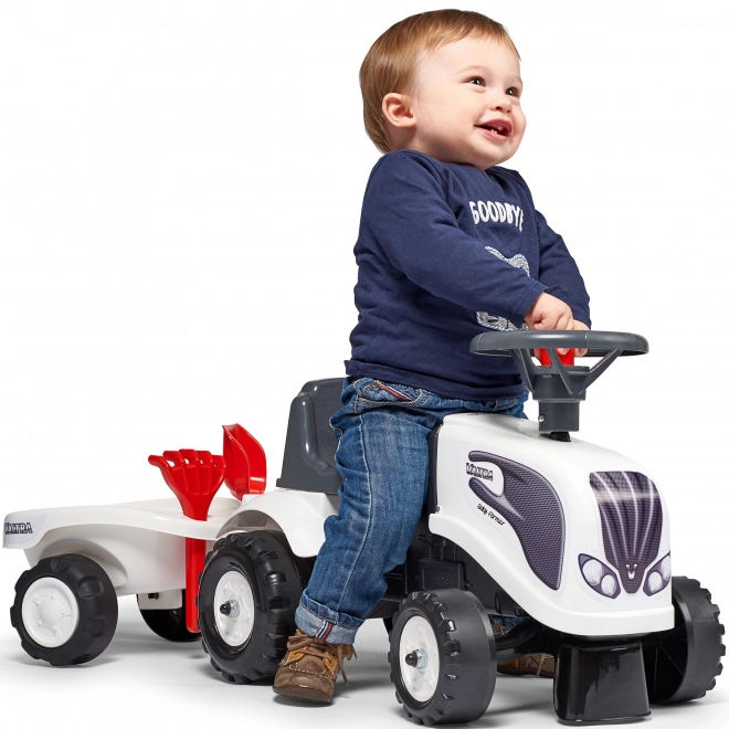 Dětský traktor Valtra s vlečkou a příslušenstvím