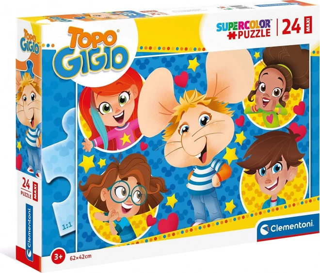 CLEMENTONI Puzzle Myšák Gigio MAXI 24 dílků