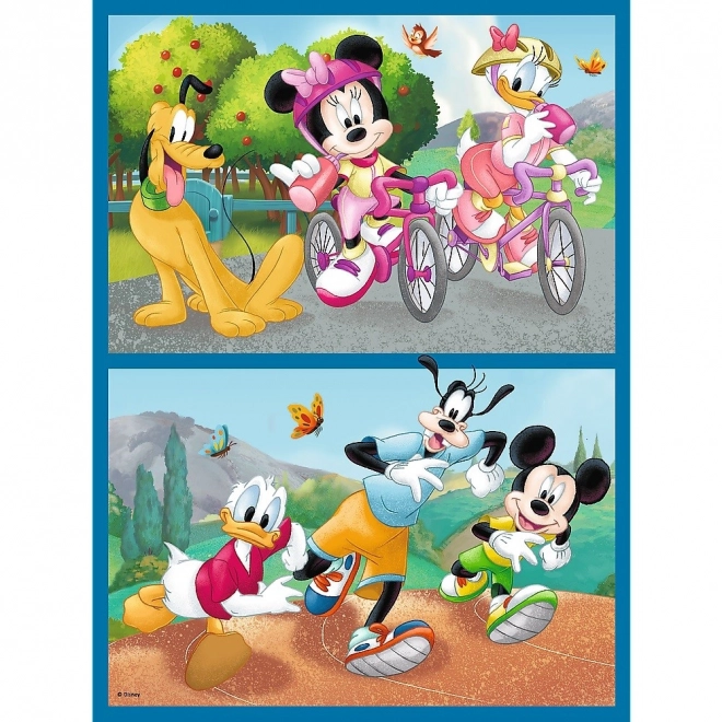 Puzzle 2v1 Memos Seznamte se s postavičkami Disney