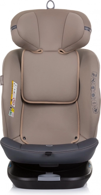 CHIPOLINO Autosedačka Motion i-Size 40-150cm Isofix 360, Macadamia