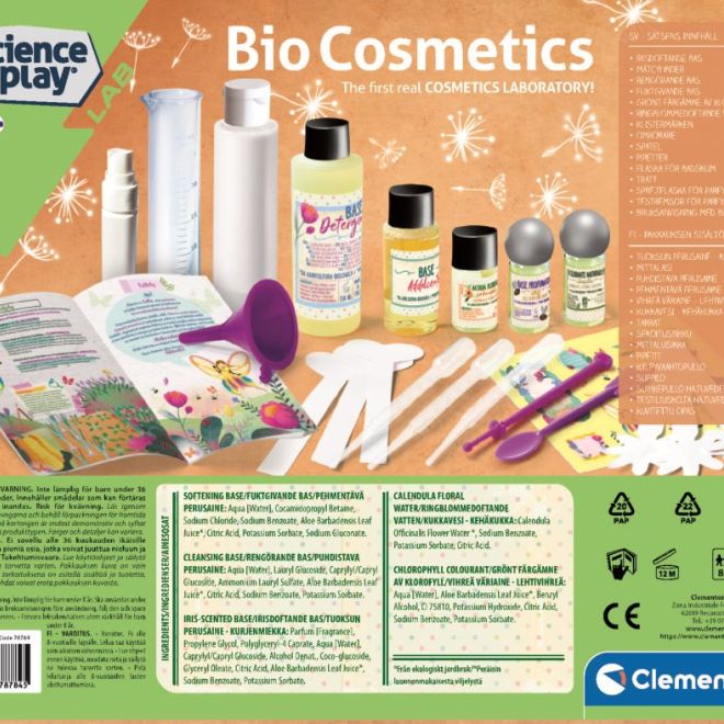 CLEMENTONI Science&Play: Laboratoř na výrobu Bio-kosmetiky (Play For Future)
