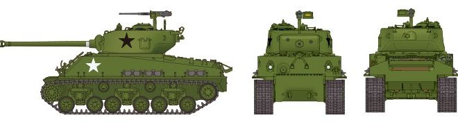Americký tank M4A3E8 Sherman Easy Eight