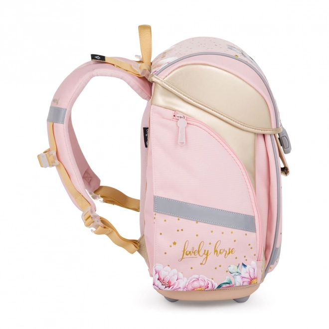 Školní batoh Premium Light kůň Romantic