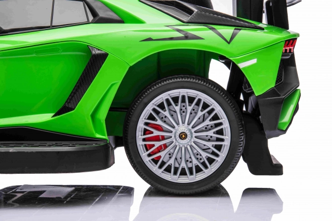 Lamborghini Aventador SV Green Push Ride, Pushher