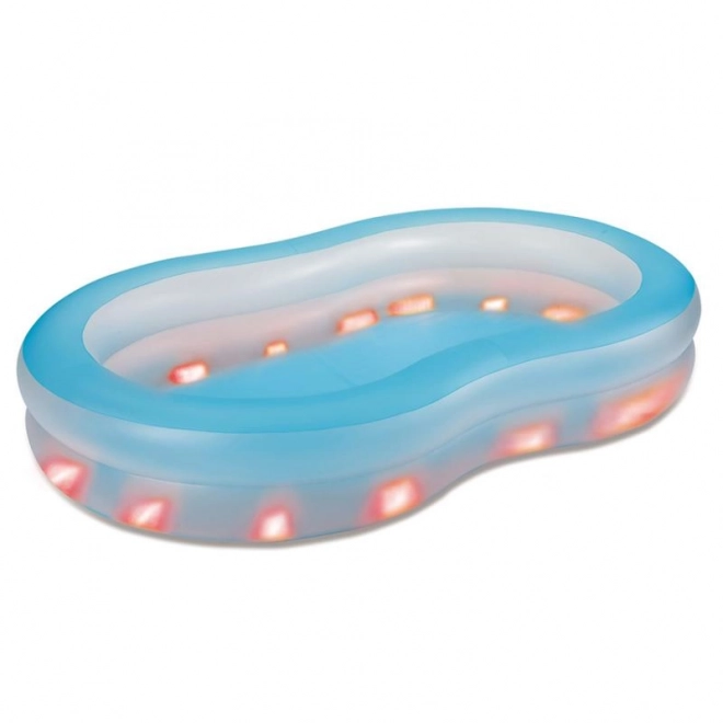 Nafukovací bazén s LED světlem