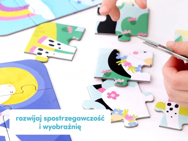 Puzzle Układám Koníky