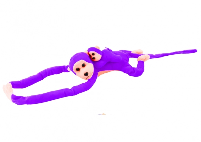 Plyšový maskot Baby Monkey Purple 90 cm