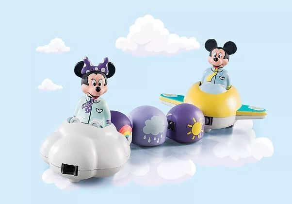 Sada obrázků 1.2.3 Disney 71320 Mickey a Minnie jedou v oblacích