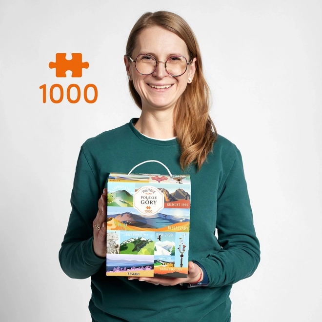 Puzzle Puzzlove Polské hory 1000 dílků