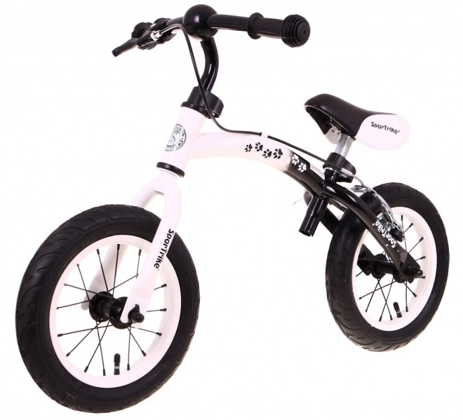 Dětské krosové kolo Boomerang SporTrike White Učíme se jezdit + variabilní uspořádání rámu