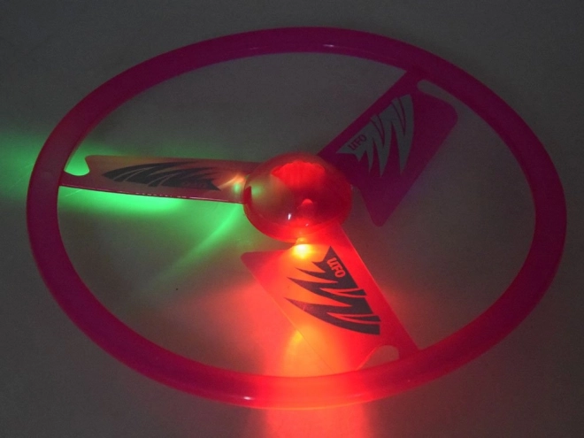 Disc zburător cu efect de lanț luminos SP0639 – Růžová