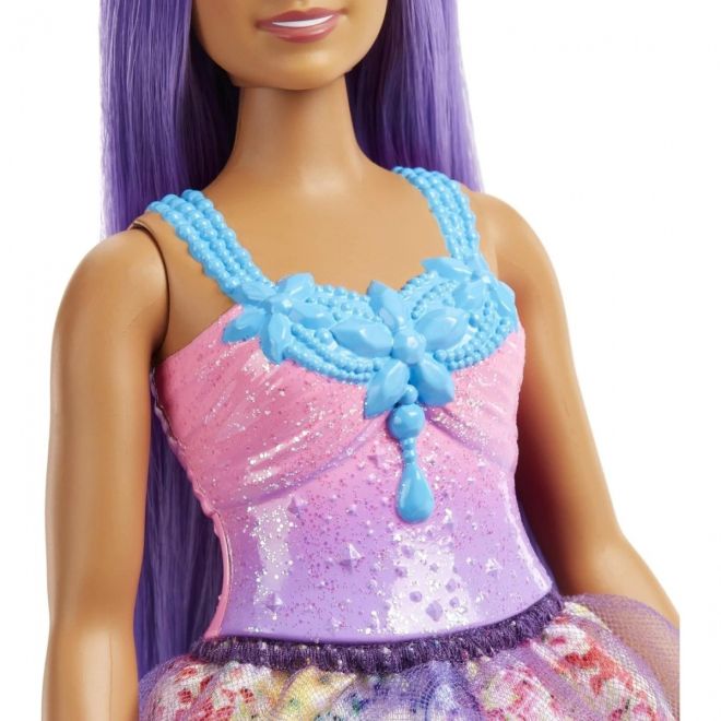 Panenka Barbie Dreamtopia fialové vlasy