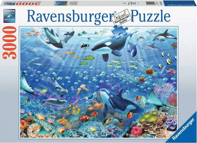 Puzzle Podmořský Svět 3000 Dílku Ravensburger