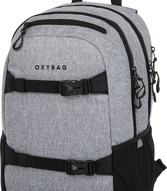 OXYBAG Studentský batoh OXY Sport Grey Melange