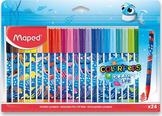 MAPED Fixy Color'Peps Ocean Life Decorated 24ks