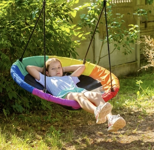 Dětská závěsná houpačka Bocianí hnízdo 110 cm