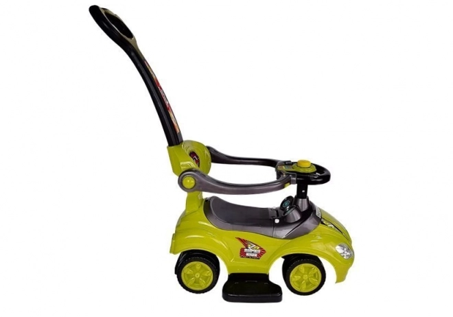 Mega Car 3v1 Push Ride Yellow