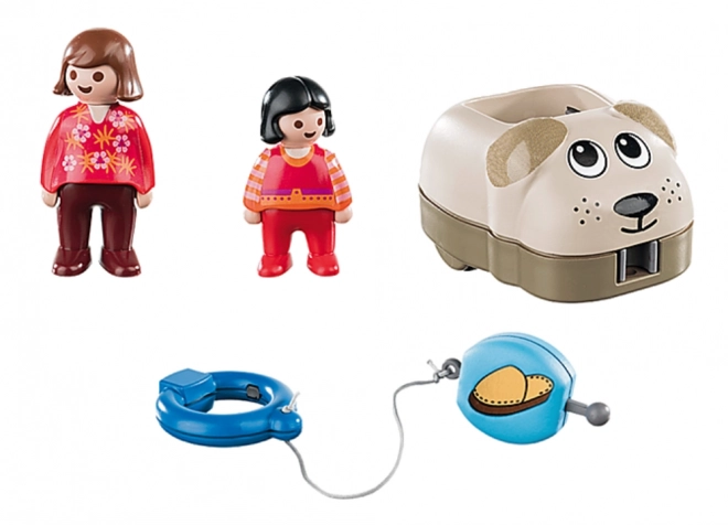 PLAYMOBIL® 1.2.3 70406 Můj tahací pejsek