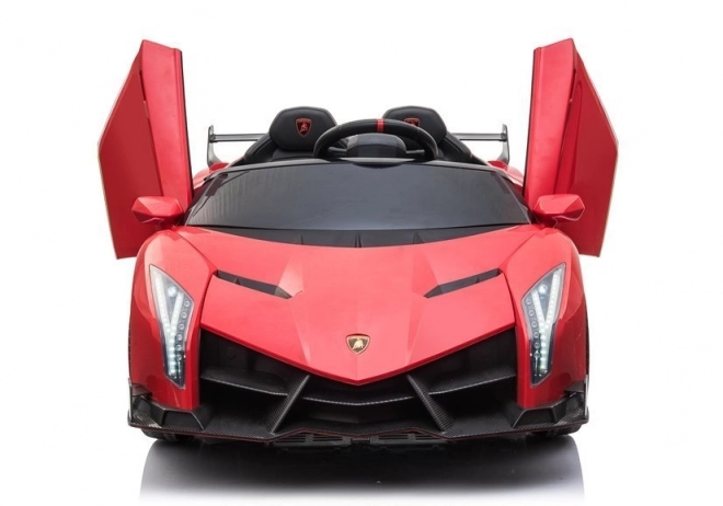 Červené auto na baterie Lamborghini Veneno