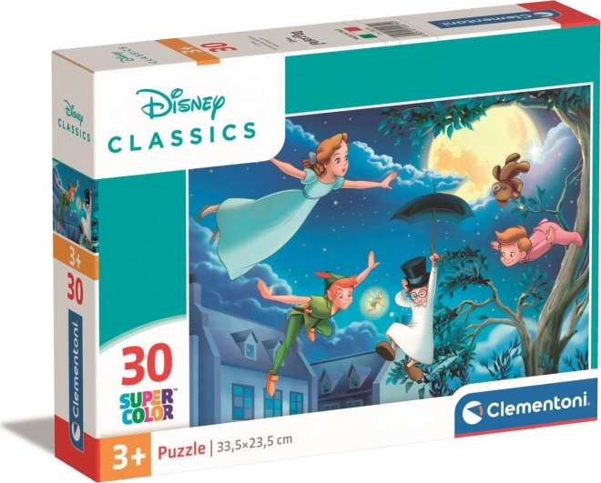 CLEMENTONI Puzzle Disney klasika: Petr Pan 30 dílků