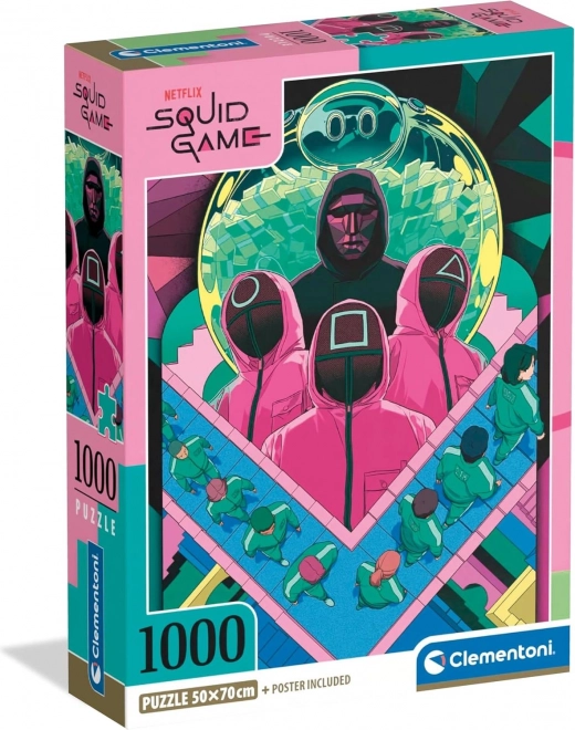 CLEMENTONI Puzzle Netflix: Squid game 2 (Hra na oliheň 2) 1000 dílků