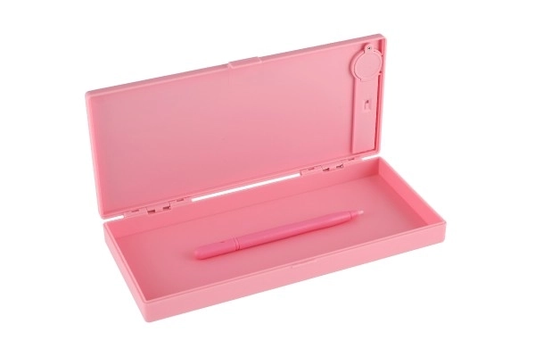 Penál/Pouzdro s magnetickou kreslící tabulkou plast na baterie 2 barvy v krabici 21x10,5x2,5cm