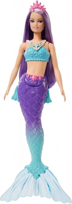 Panenka Barbie Dreamtopia Mořská panna Fialový a modrý ocas