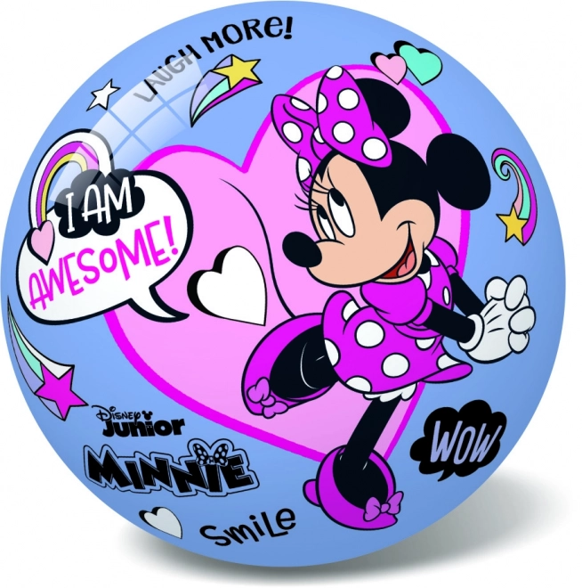 Míč s Minnie Disney růžovo-fialový