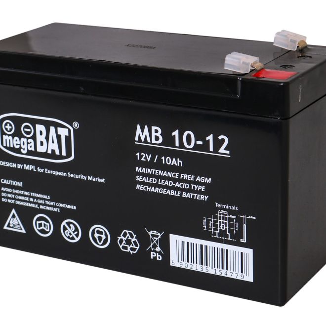 Gelová baterie 12V/10Ah pro dětská elektrická vozidla - Náhradní díl