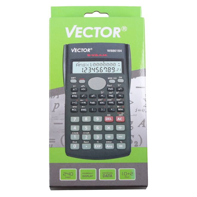 Vědecká kalkulačka VECTOR