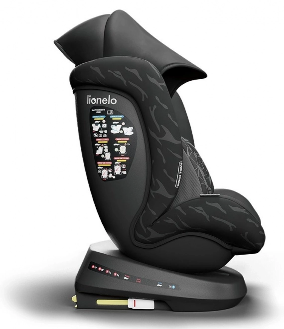 LIONELO Autosedačka Bastiaan One Isofix 0-36 kg – Black Onyx