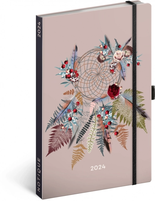 Týdenní diář Lapač snů 2024, 13 × 21 cm