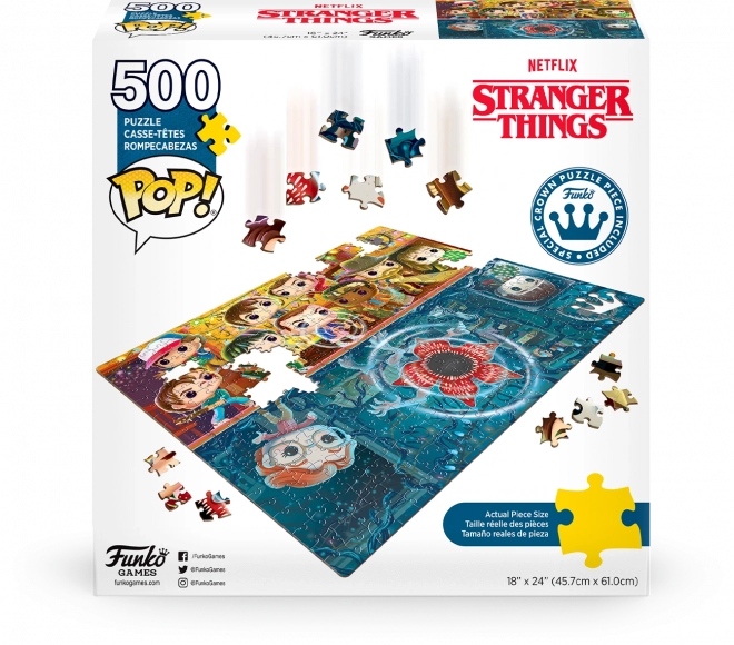 FUNKO GAMES Puzzle POP! Stranger Things 500 dílků