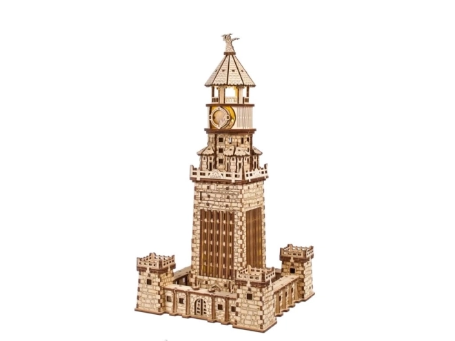 Ugears 3D dřevěné mechanické puzzle Alexandrijský maják