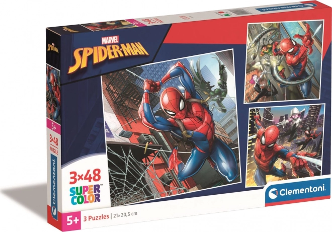 CLEMENTONI Puzzle Spiderman 3x48 dílků