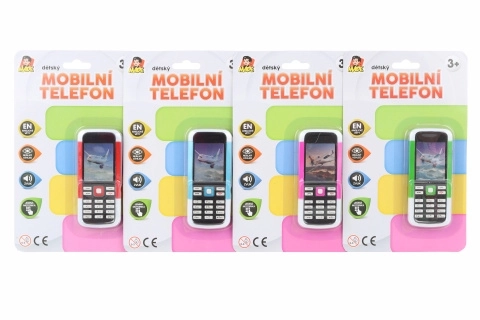 Mobilní telefon na baterie 10,7 x 4,7 cm