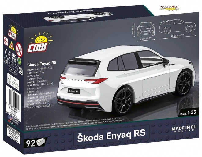 Škoda Enyaq RS 92 polštářky