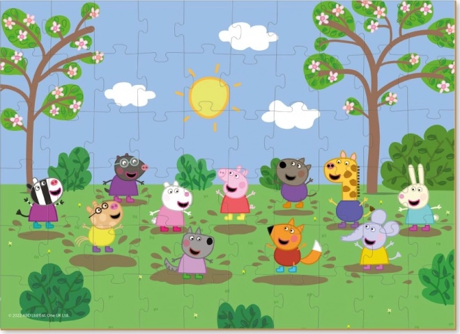 Puzzle Peppa Pig: zábava na sluníčku