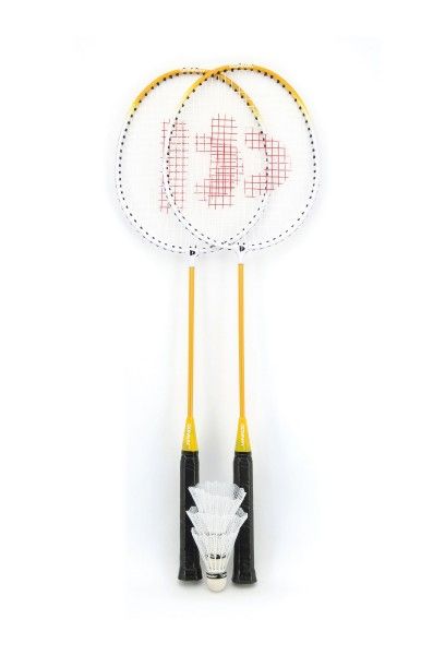 Badminton sada + 3 košíčky Donnay kov 66 cm v tašce