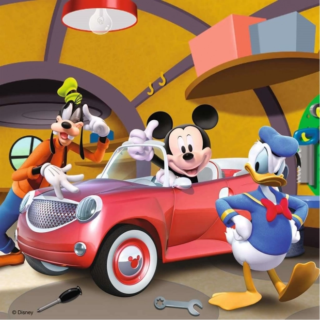 RAVENSBURGER Puzzle Mickeyho klubík 3x49 dílků