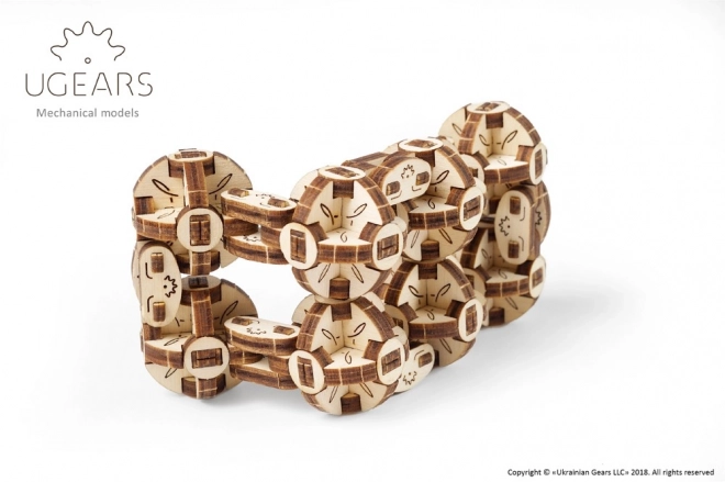 Ugears 3D puzzle - Flexi kubus 144 dílků