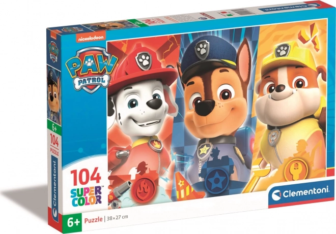 CLEMENTONI Puzzle Tlapková patrola 104 dílků